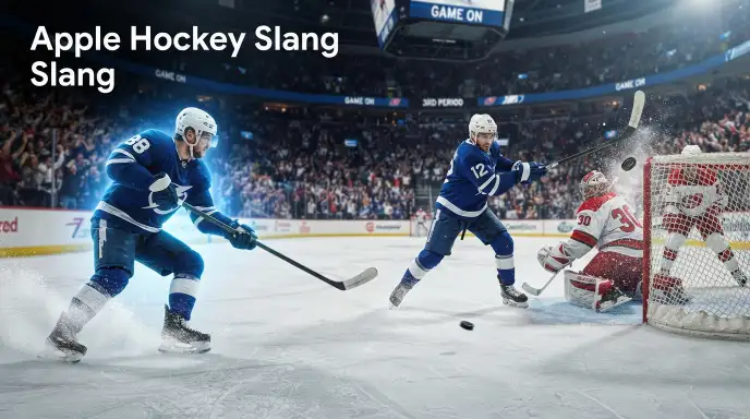 apple hockey slang