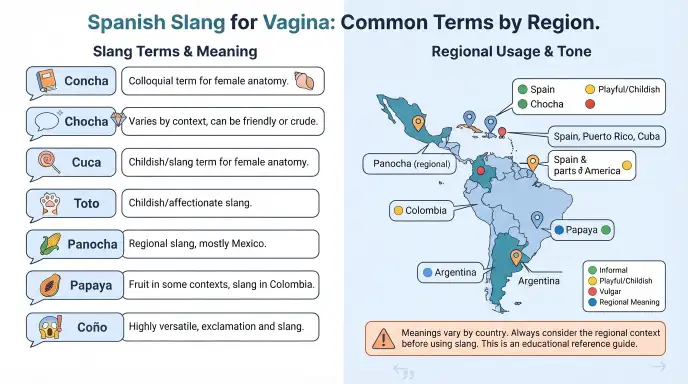 slang for vagina in spanish