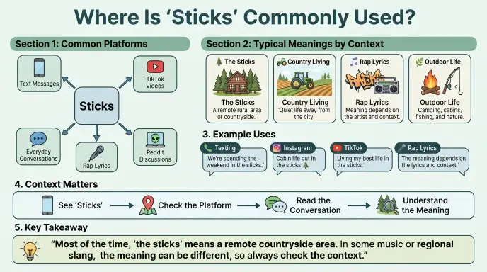 Where Is Sticks Commonly Used