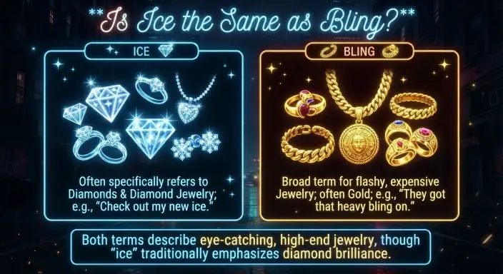 Is Ice the Same as Bling?