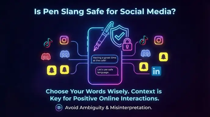 Is Pen Slang Safe for Social Media?