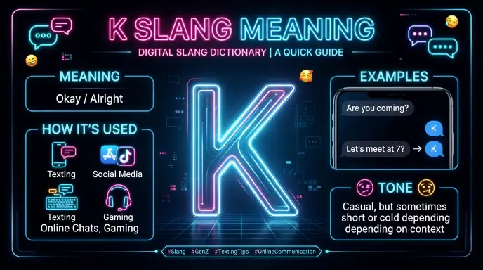 k slang