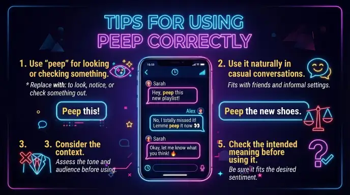 Tips for Using Peep Correctly
