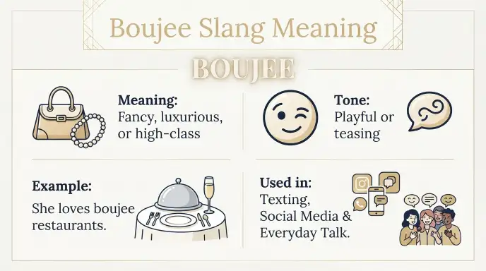 what does boujee mean in slang