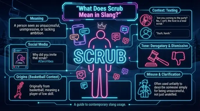 whats a scrub slang