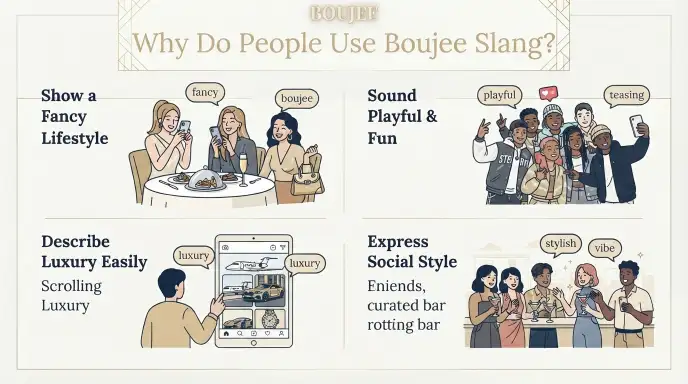 Why Do People Use What Does Boujee Mean in Slang?