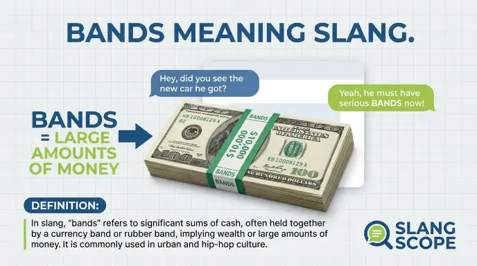 bands meaning slang