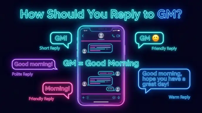How Should You Reply to GM?