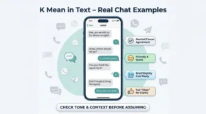 k mean in text