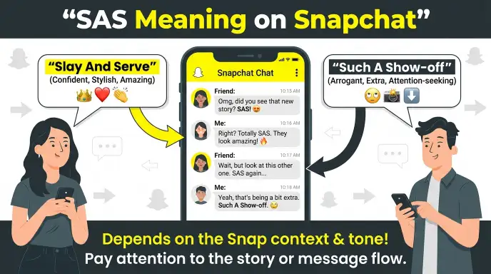 SAS Meaning on Snapchat