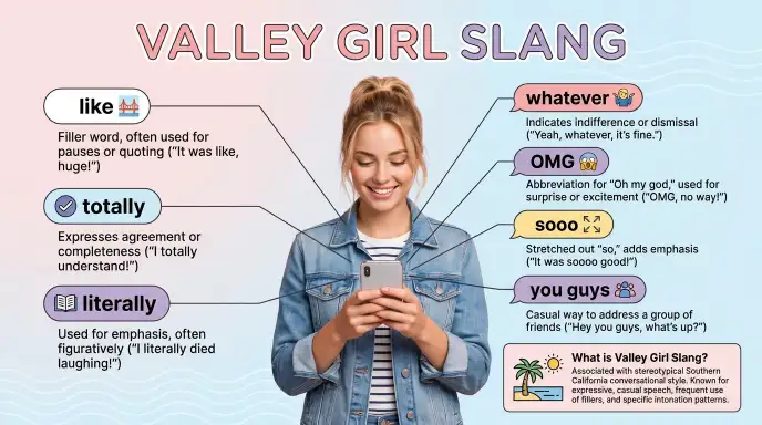 valley girl slang