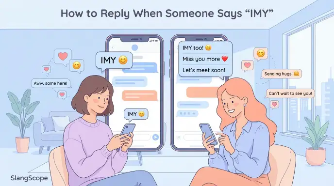 How to Reply When Someone Says “IMY”