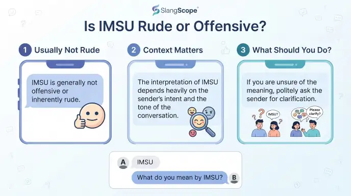 Is IMSU Rude or Offensive?