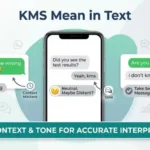 kms mean in text