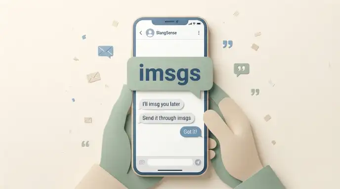what does imsgs mean in text
