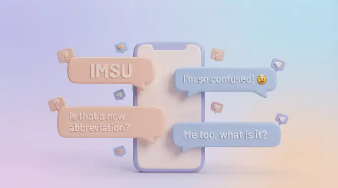 what does imsu mean in text