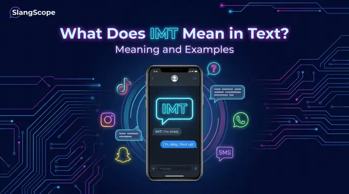 what does imt mean in text