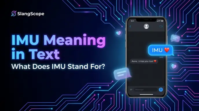 what does imu mean in text